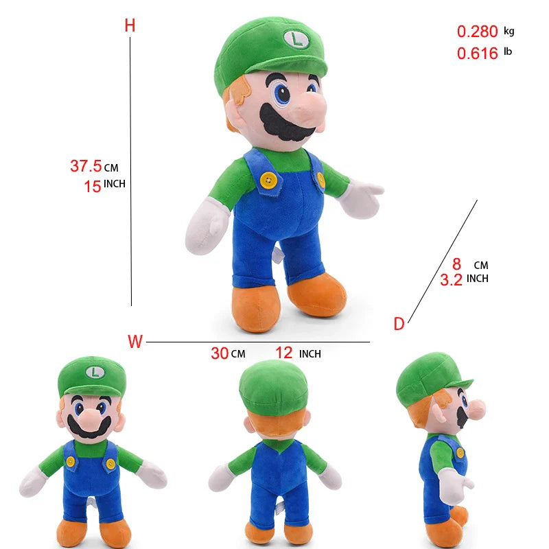 Bowser Luigi Mario Plush Figures - many designs