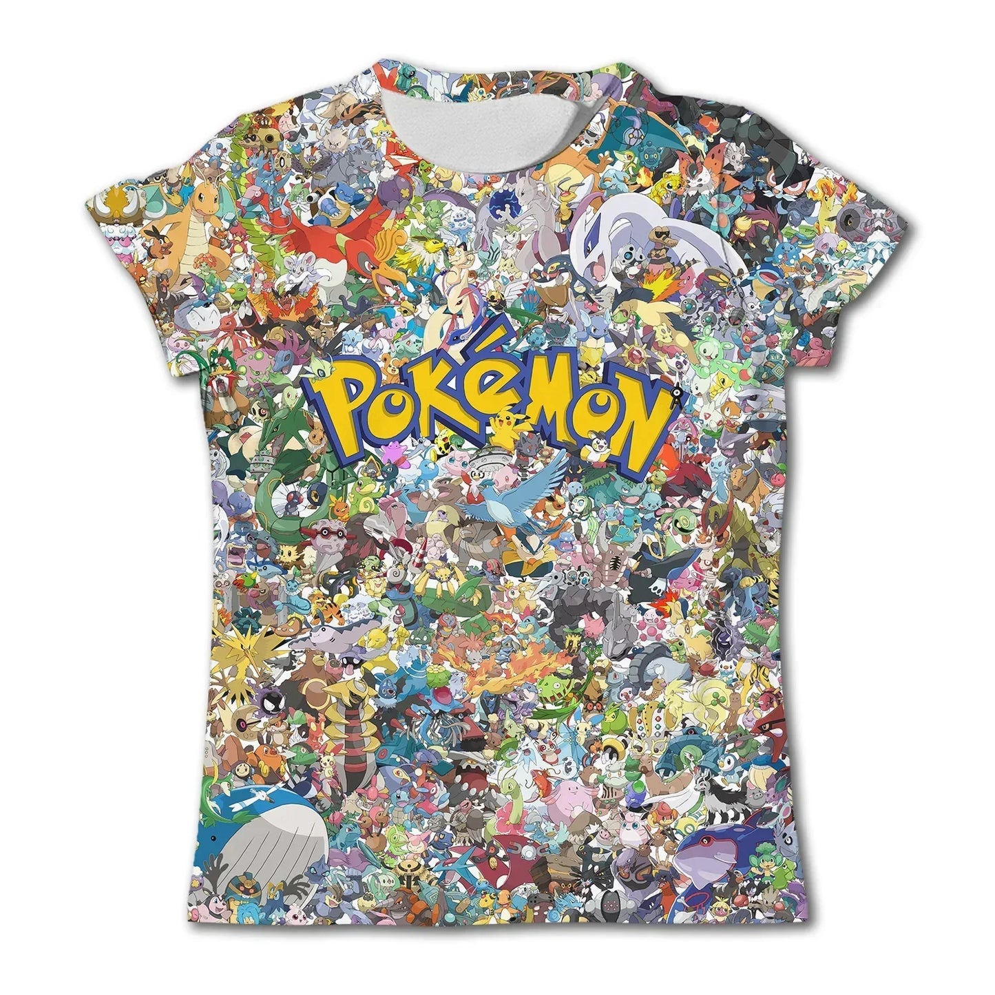 Colorful Pokemon T-shirts for summer