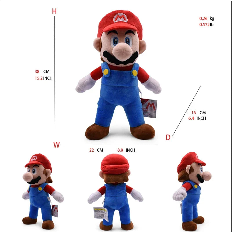 Bowser Luigi Mario Plush Figures - many designs