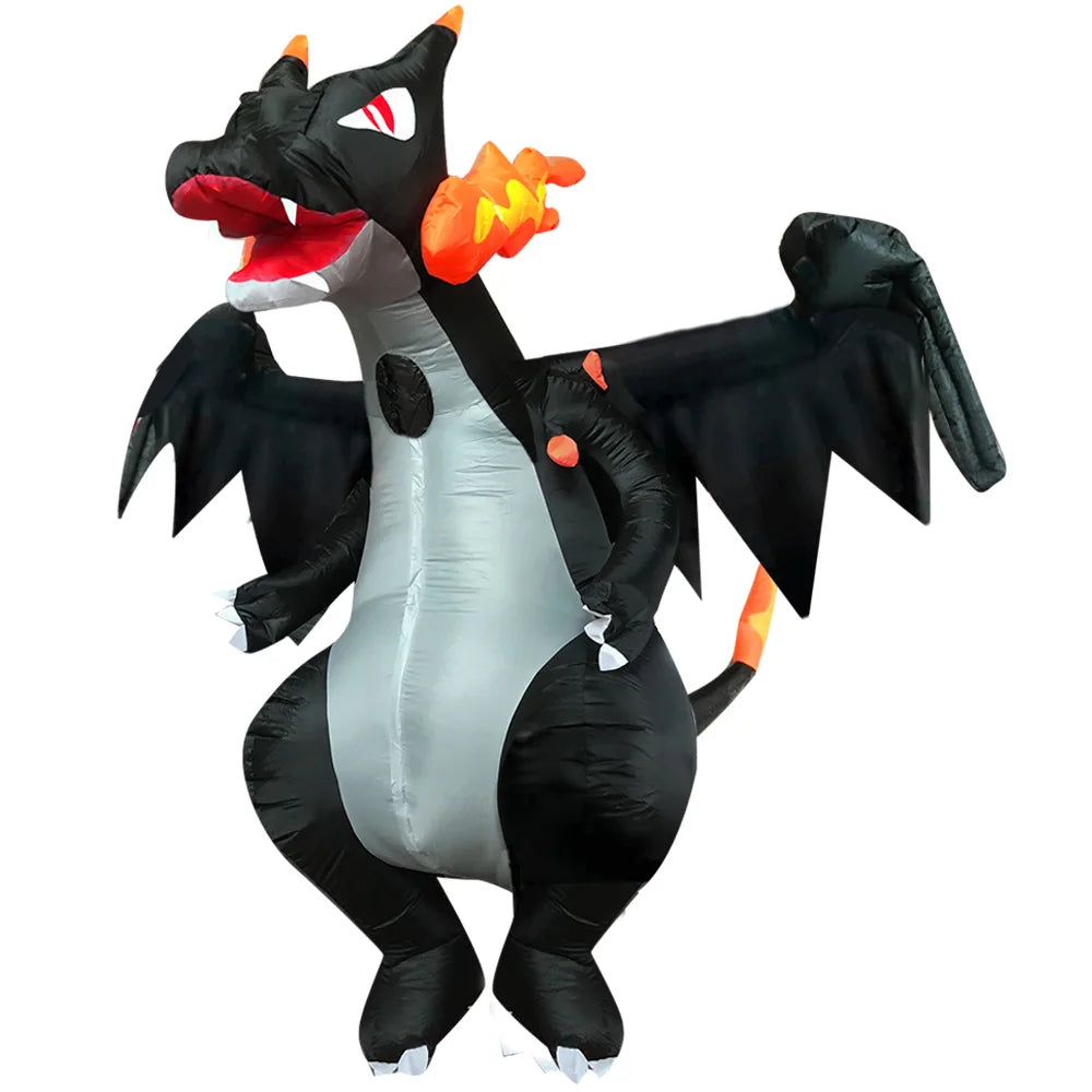 Inflatable Charizard Glurak costume for cosplay, carnival, Mardi Gras etc.