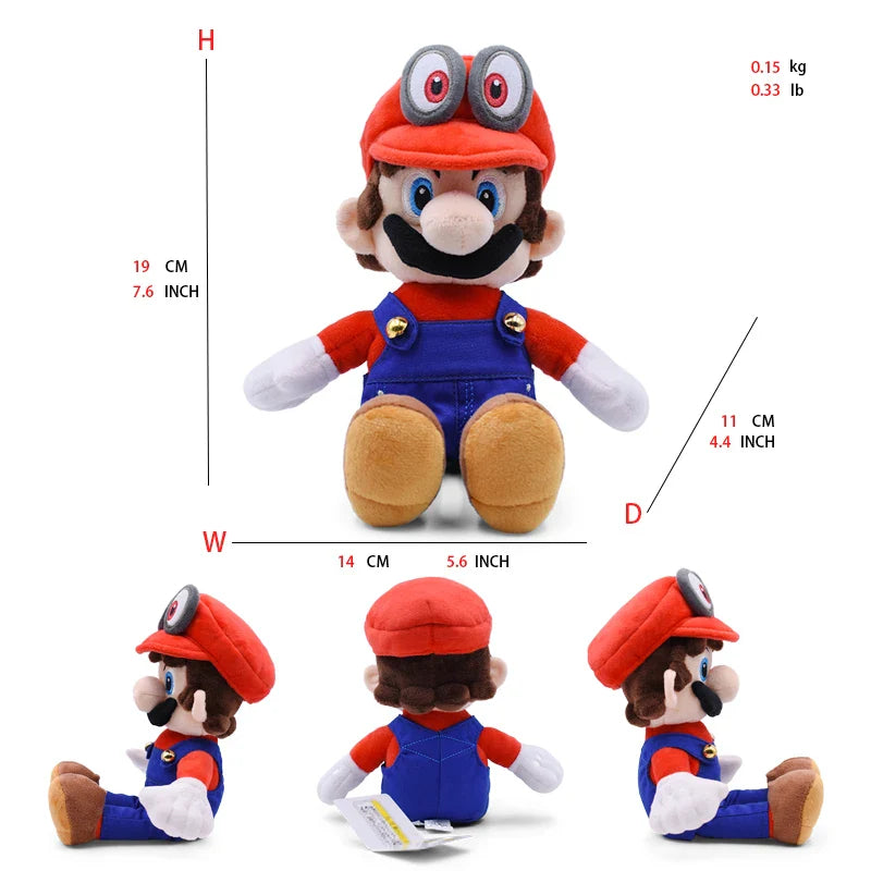 Bowser Luigi Mario Plush Figures - many designs