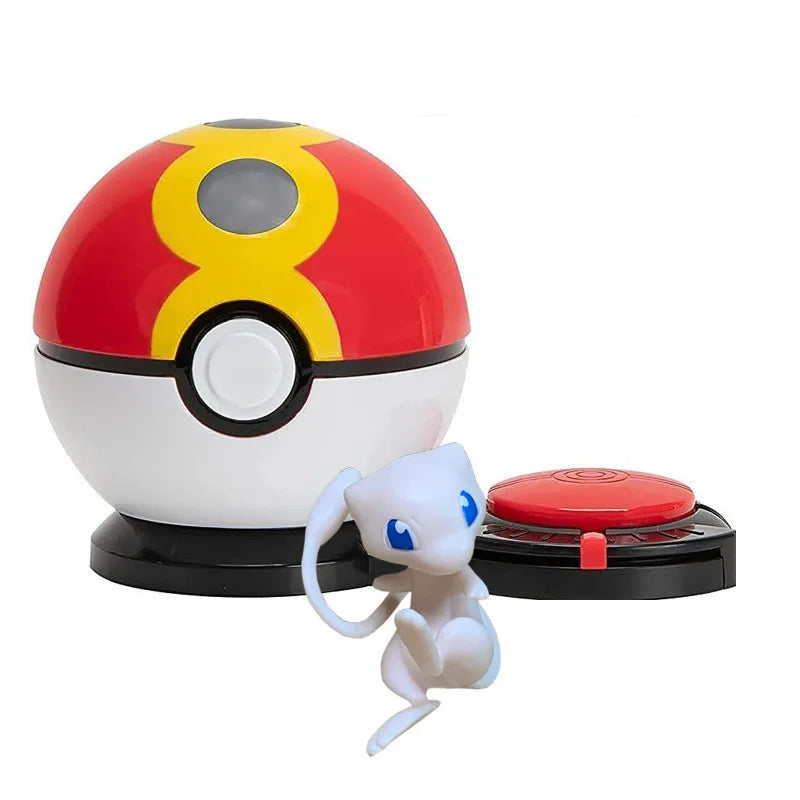 Battle Pokeball with Pokemon figures