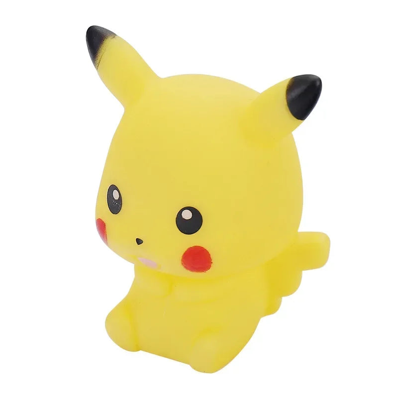 6 pcs. Pokemon bath figures in a value set for bathtub etc.