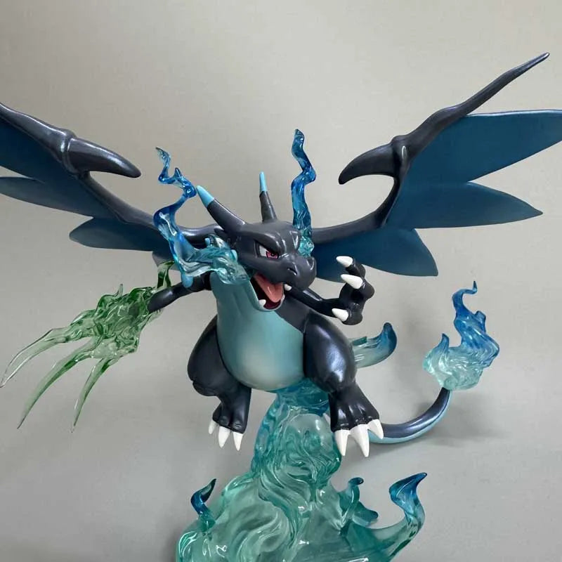 Detailed Pokemon Glurak Charizard or Quajutsu Greninja figure