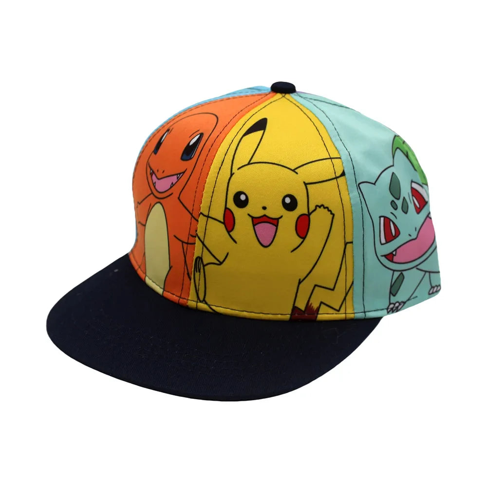Colorful Pikachu Baseball Cap Summer Hat