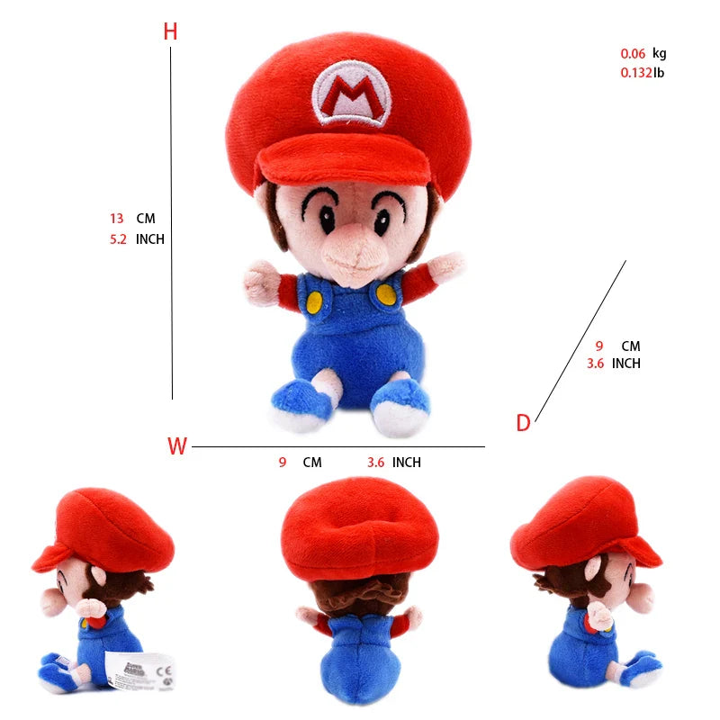 Bowser Luigi Mario Plush Figures - many designs