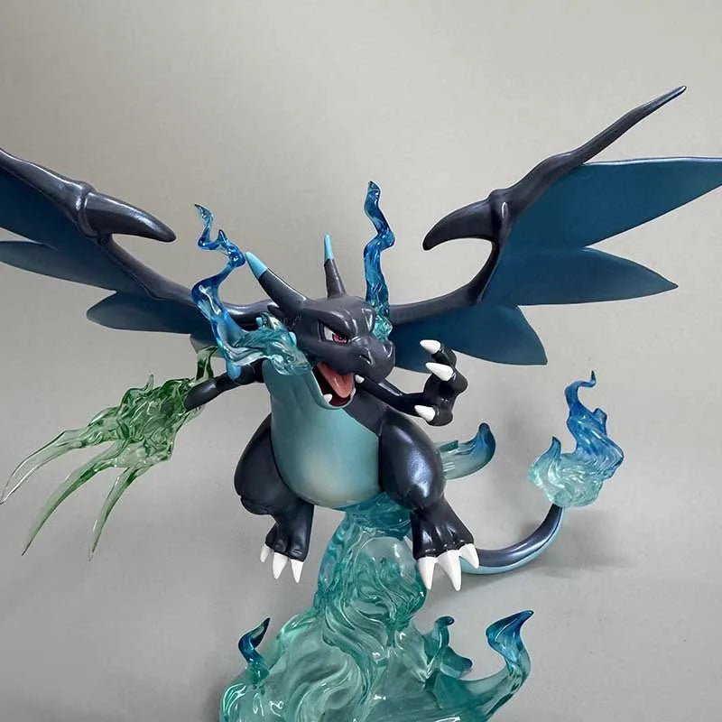 Detailed Pokemon Glurak Charizard or Quajutsu Greninja figure