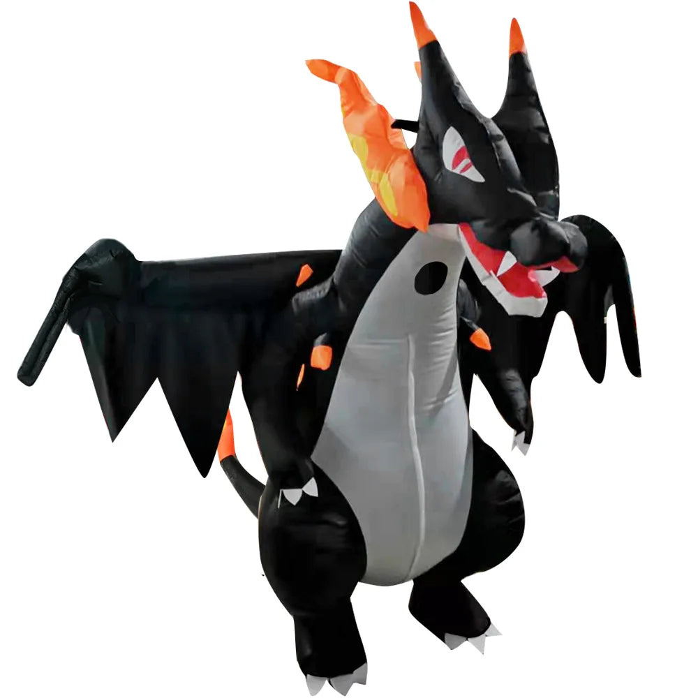 Inflatable Charizard Glurak costume for cosplay, carnival, Mardi Gras etc.