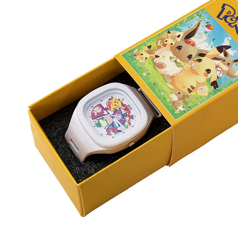 Colorful Pokemon children's watches in different colors