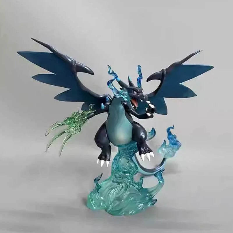 Detailed Pokemon Glurak Charizard or Quajutsu Greninja figure