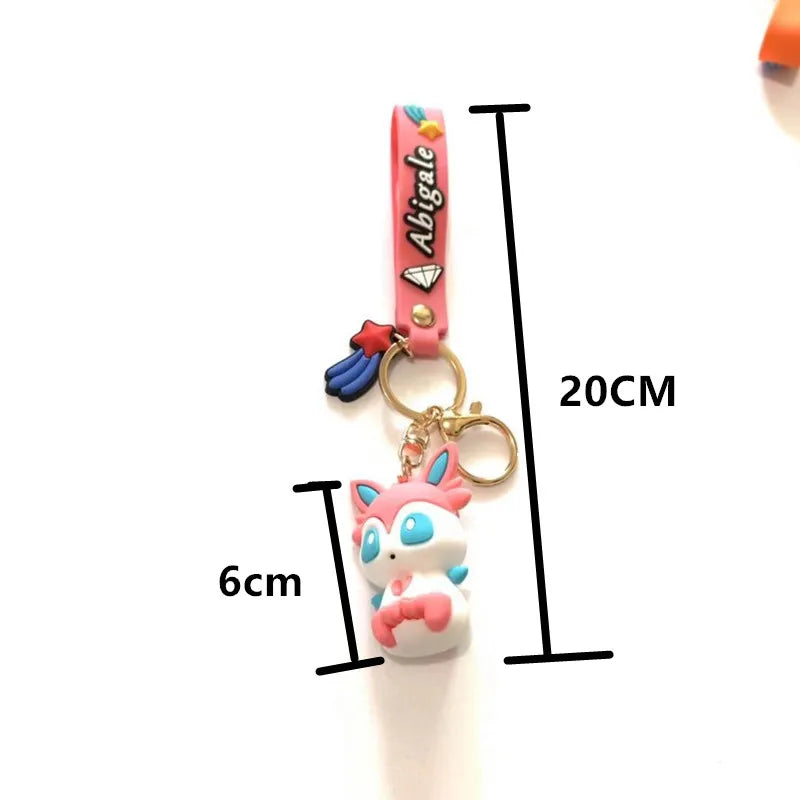 Eevee Evolutions Keychains Pendant Keyring