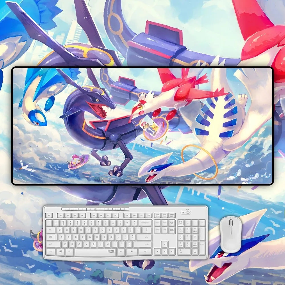 다양한 디자인의 애니메이션 포켓몬 대형 게임용 마우스 패드