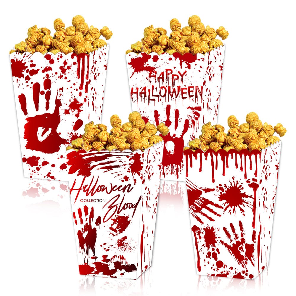 Creepop 4Pc Halloween Popcorn Boxes