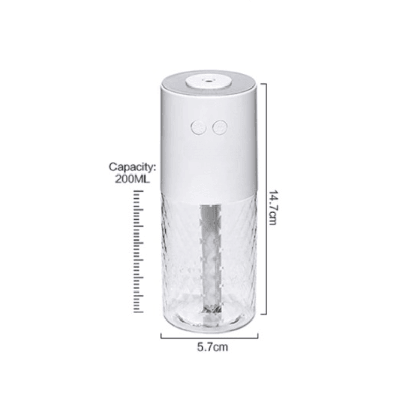 Wireless Car Air Humidifier Diffuser With Colorful LED