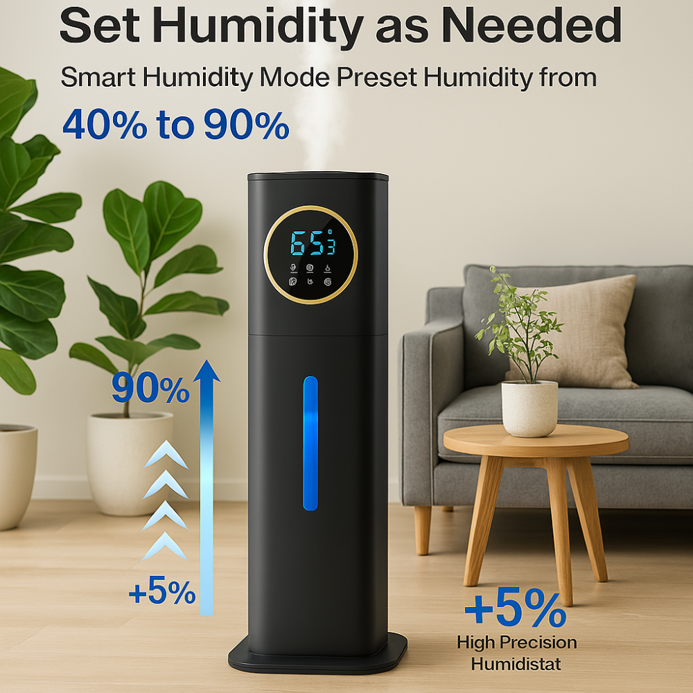 2 Point 1 Gal Top Fill Cool Mist Humidifiers For Home