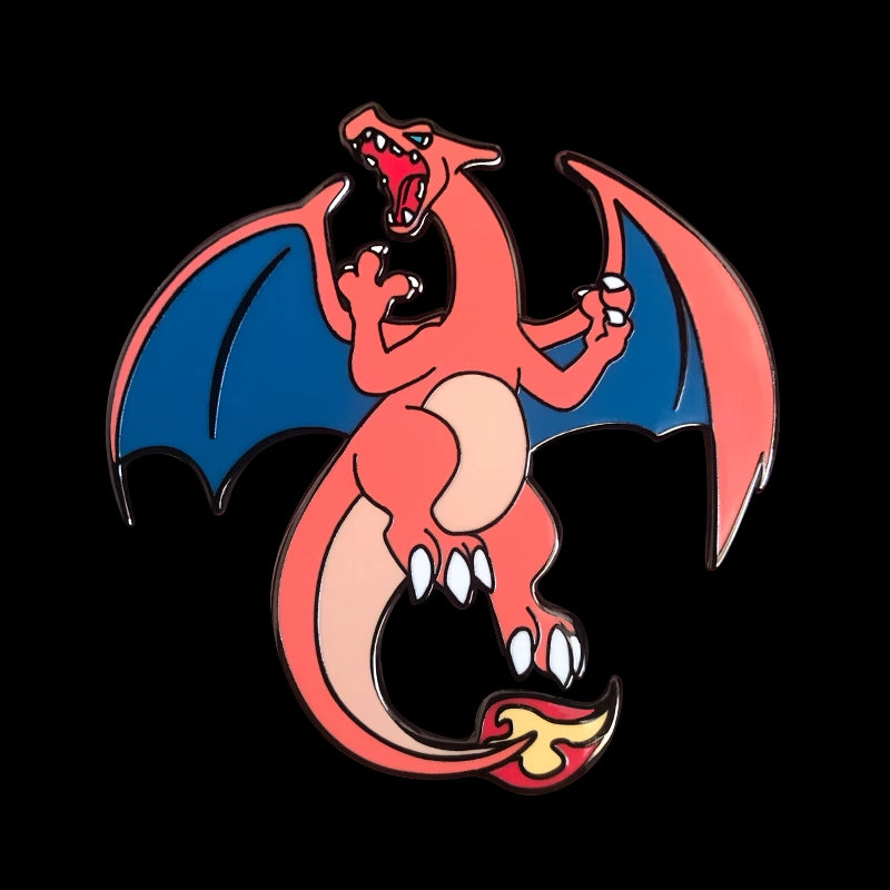 Pokem Charizard Homemade Trendy Pin 3M Car Decal