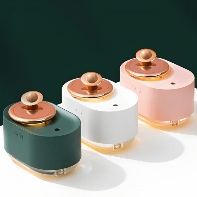 Rotating Planet Air Humidifier With Wireless Aromatherapy Night Light