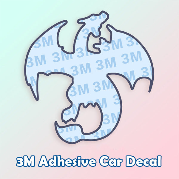 Pokem Charizard Homemade Trendy Pin 3M Car Decal