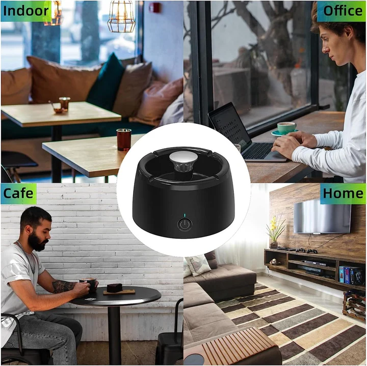 Odorless Smoke-Free Ashtray