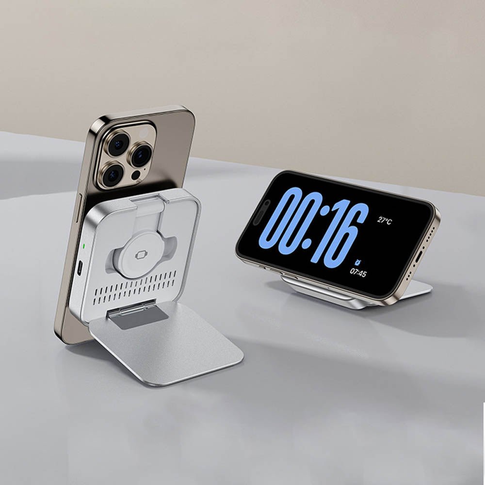 플럭소라 접이식 2 in 1 무선 충전기