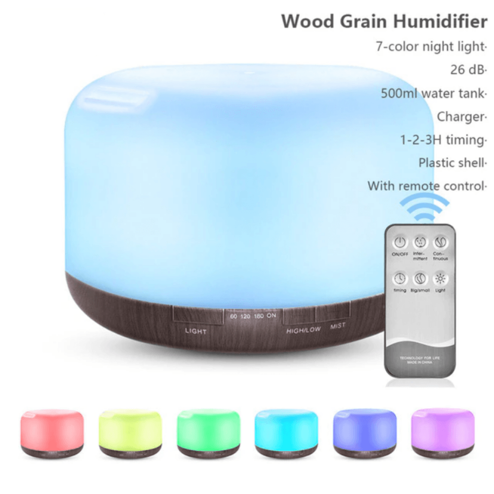 Electric Humidifier with Remote +LED Lights