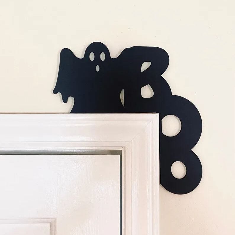 Spookopper Metal Halloween Door Topper