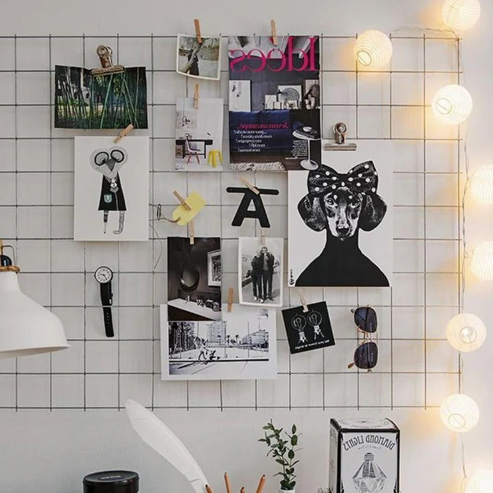 Industrial Mesh Pinboard