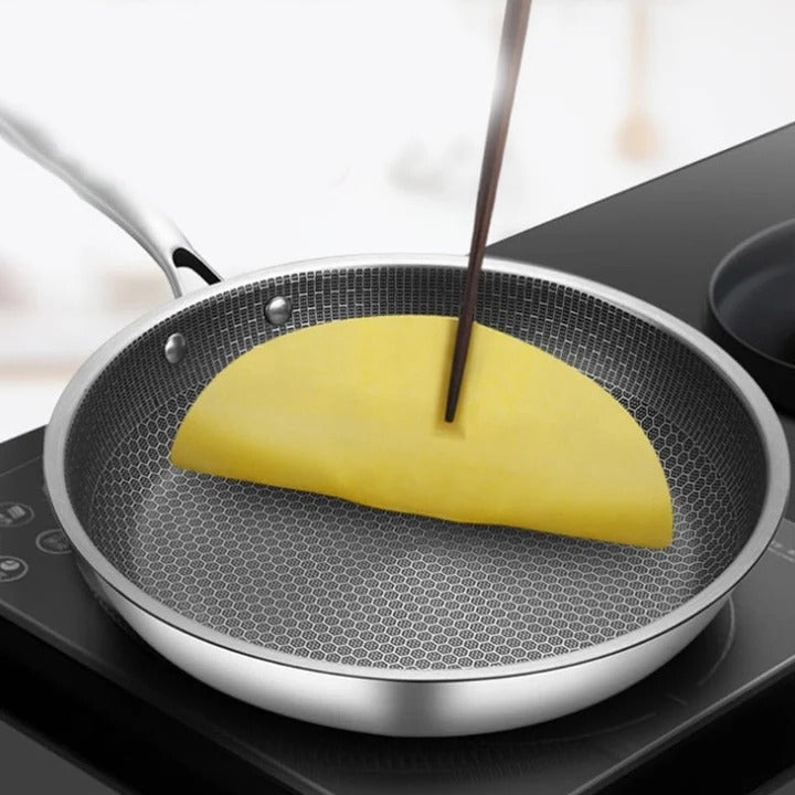 Non-Stick Stainless Steel Frying Pan