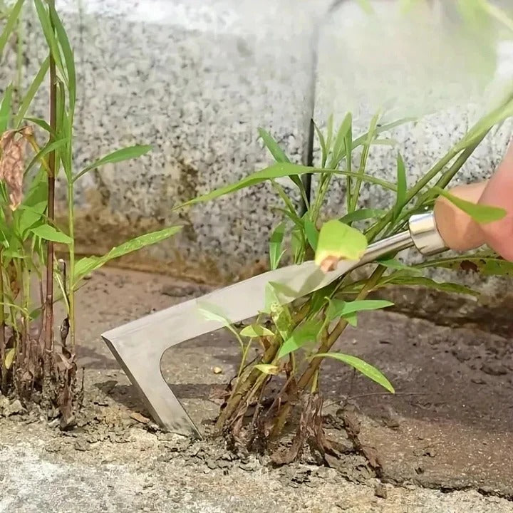 Multifunctional Weed Puller Tool for Brick Joints