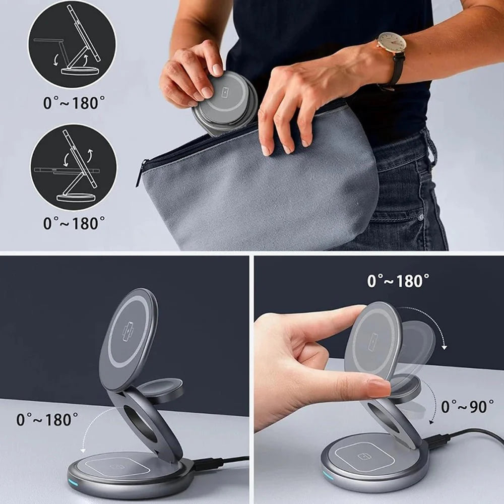 MagFlex Trio 3 in 1 Wireless Charging Station