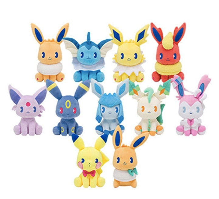 Eevee / Eevee Kawaii Plush Pokemon (Vaporeon Espeon Umbreon Leafeon)