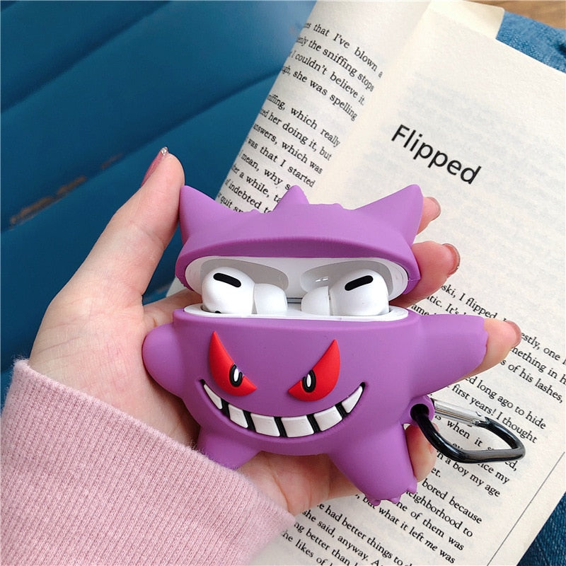 Gengar Airpods Case Silicone Protective Cover Pokemon