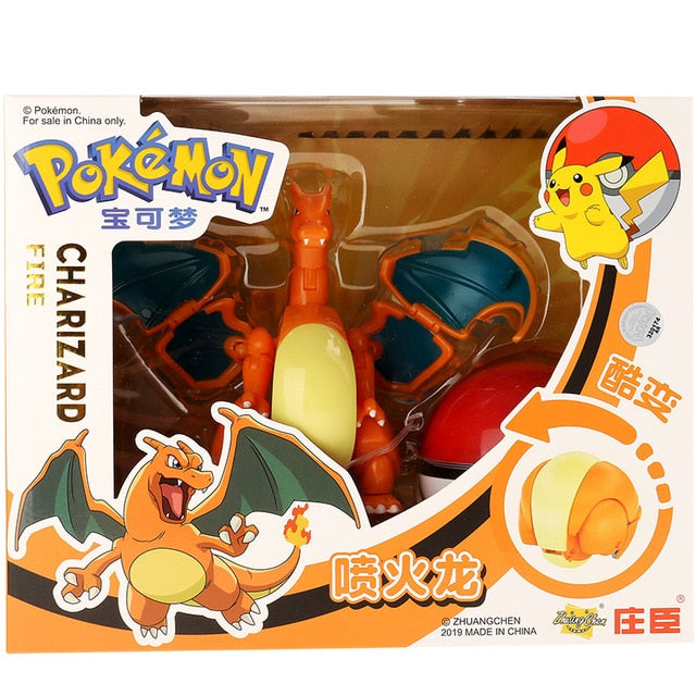 Charizard / Charizard Game Figure with Pokeball Pokemon Toy Set
