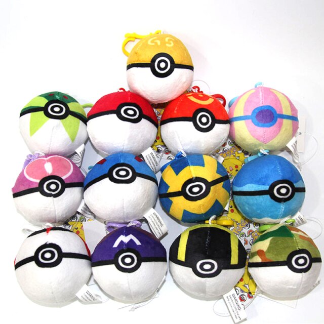 13 pcs. Pokeball Masterball collection (approx. 7cm)