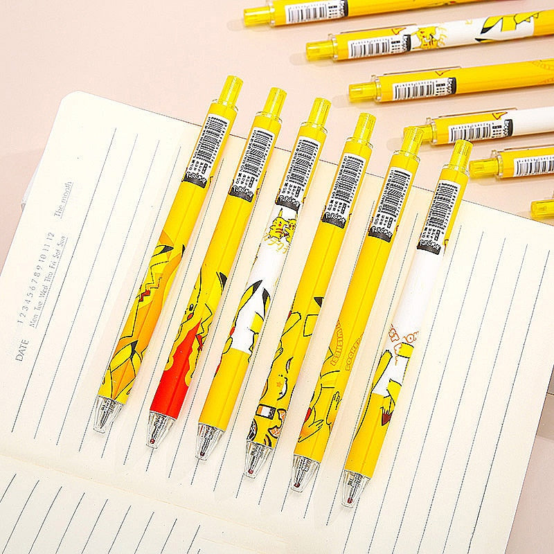 4 pcs.Pokemon Pikachu pen with 0.5 MM tip