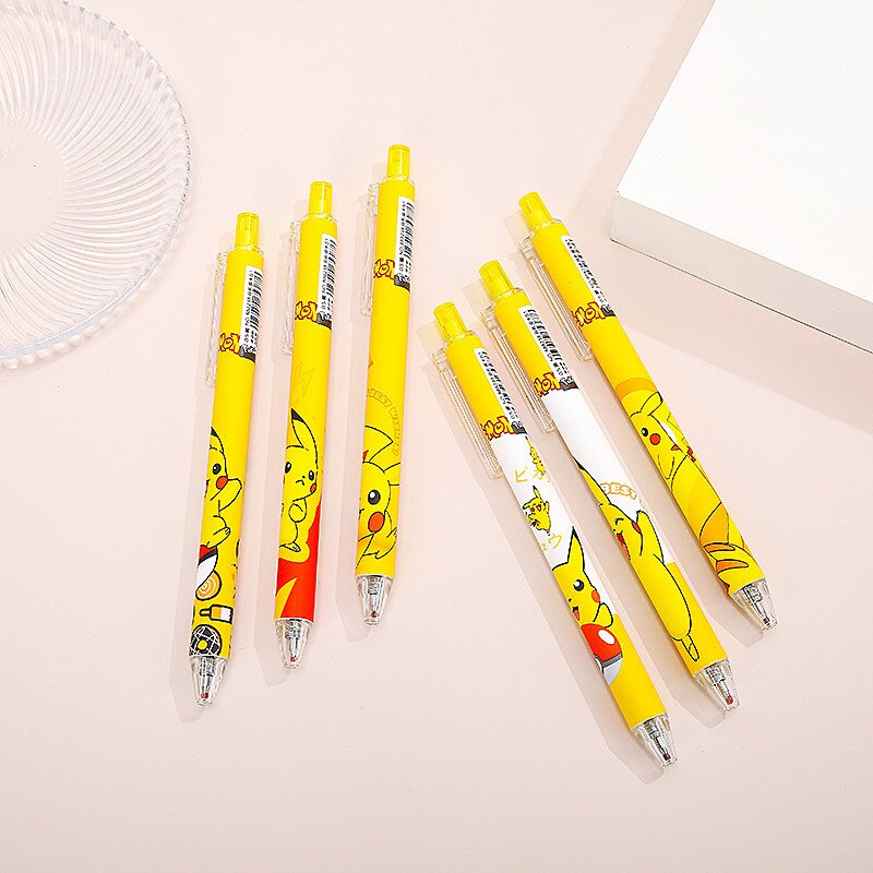 4 pcs.Pokemon Pikachu pen with 0.5 MM tip
