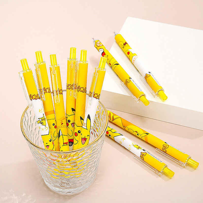 4 pcs.Pokemon Pikachu pen with 0.5 MM tip