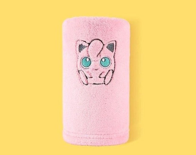 Bath towels with Pokemon Pikachu and other motifs