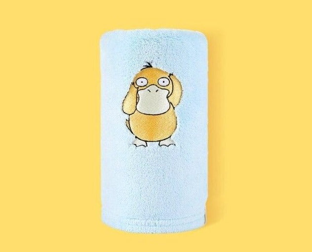 Bath towels with Pokemon Pikachu and other motifs