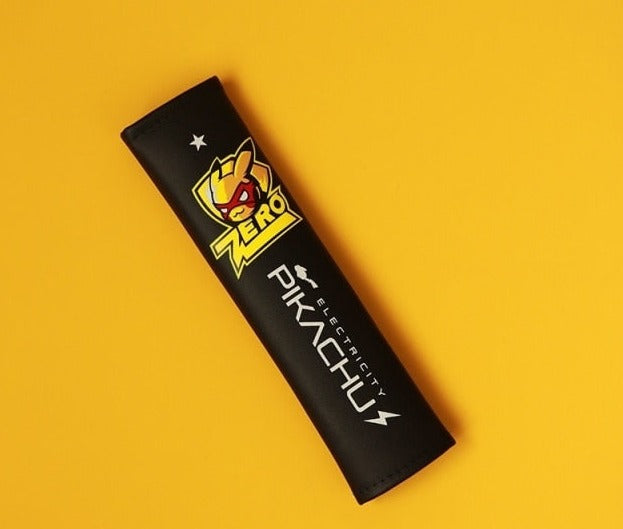 Car seat belt cover in Pikachu or Pokemon design