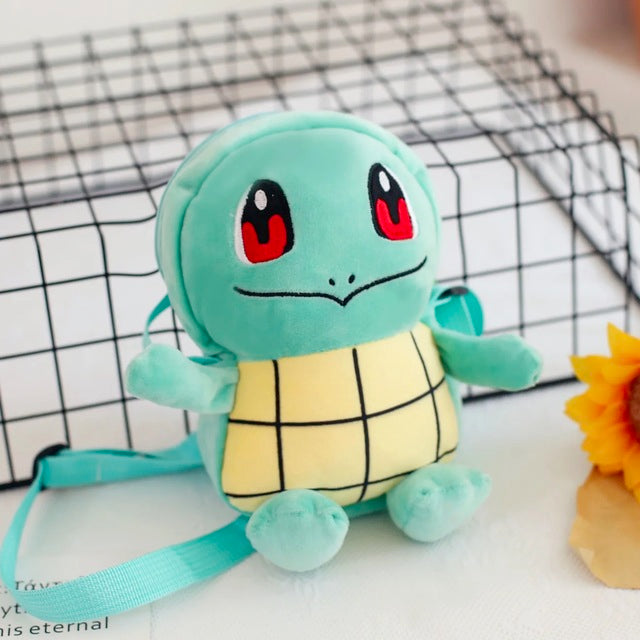 Bulbasaur Bulbasaur, Pikachu, Enton, Charmander Plush Small Bag Backpack