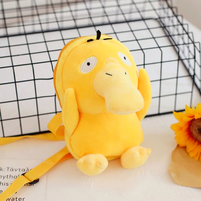 Bulbasaur Bulbasaur, Pikachu, Enton, Charmander Plush Small Bag Backpack