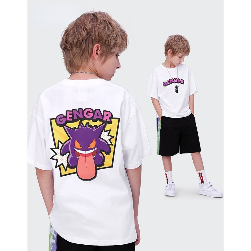 Cool Gengar summer t-shirt for kids