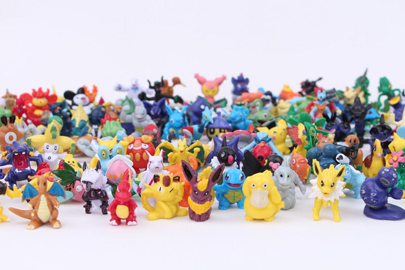144 Pokeball Pokemon Figures (random selection)