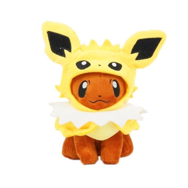 Eevee plush with poncho - Umbreon, Espeon, Jolteon, Vaporeon, Sylveon, Flareon (approx. 20cm)