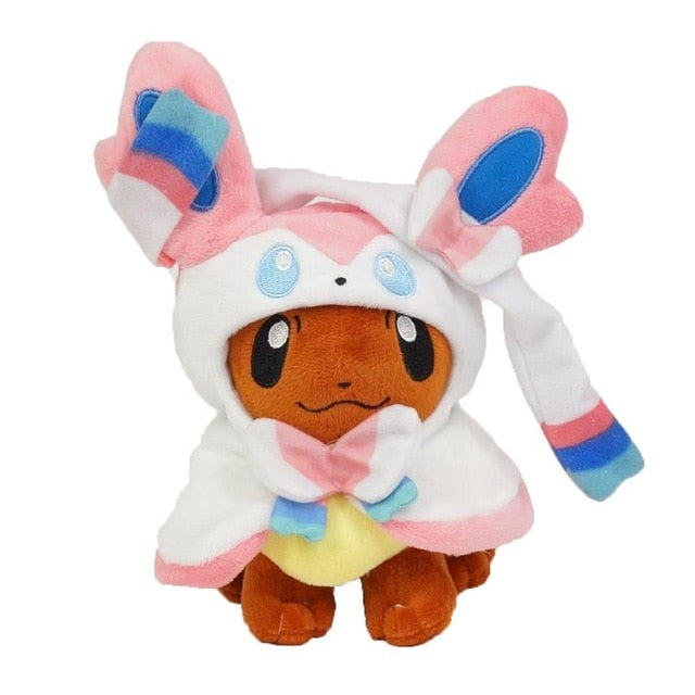 Eevee plush with poncho - Umbreon, Espeon, Jolteon, Vaporeon, Sylveon, Flareon (approx. 20cm)