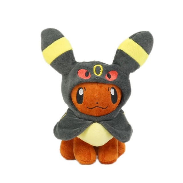 Eevee plush with poncho - Umbreon, Espeon, Jolteon, Vaporeon, Sylveon, Flareon (approx. 20cm)