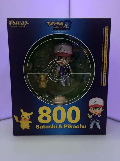 Ash Ketchum & Pikachu Pokemon Figure (approx. 10cm)