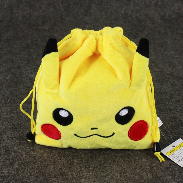 Charmander, Squirtle or Bulbasaur plush bag