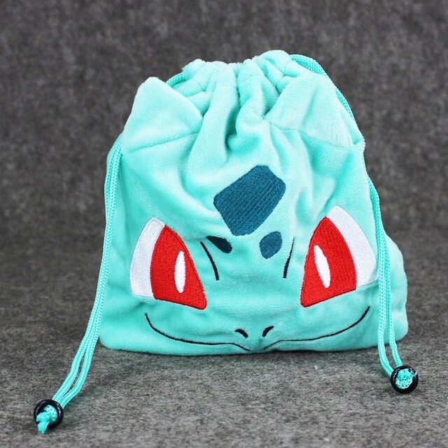 Charmander, Squirtle or Bulbasaur plush bag